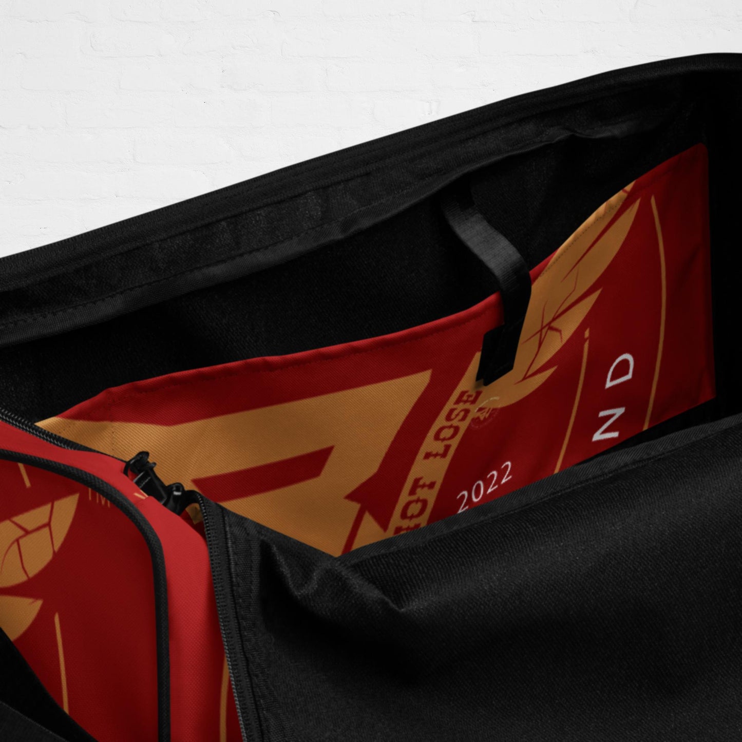 RED KLASSIQ DUFFLE BAG BY BWFB | GYM ACCESSORIES