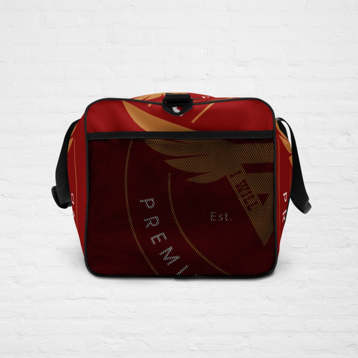RED KLASSIQ DUFFLE BAG BY BWFB | GYM ACCESSORIES