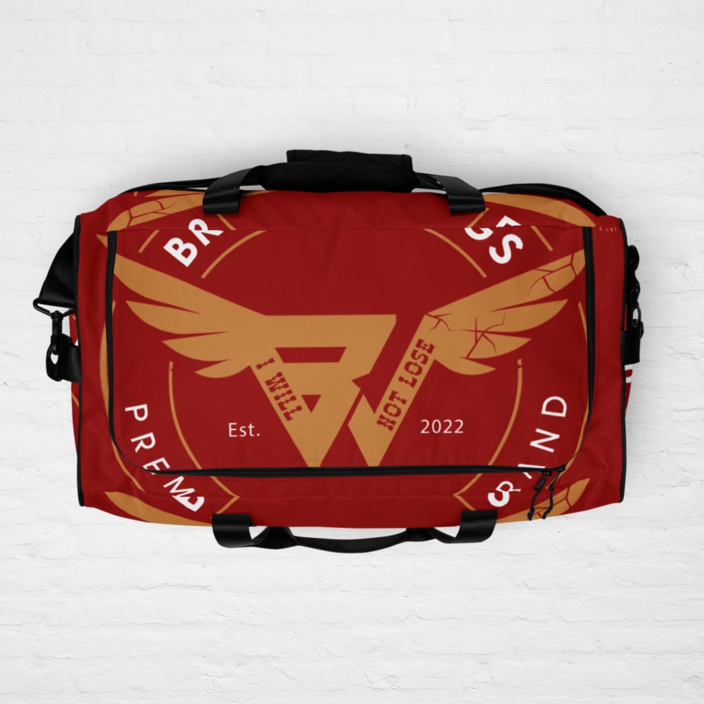 RED KLASSIQ DUFFLE BAG BY BWFB | GYM ACCESSORIES