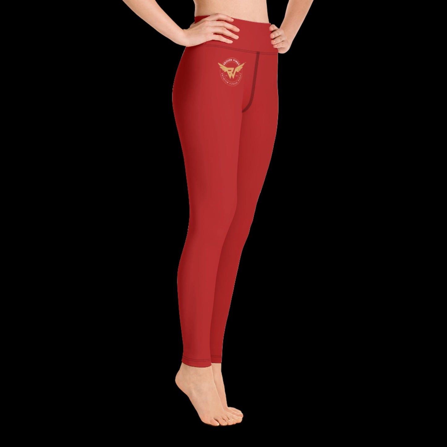 RED KLASSIQ LEGGINGS BY BWFB | WOMEN FITNESS LEGGINGS