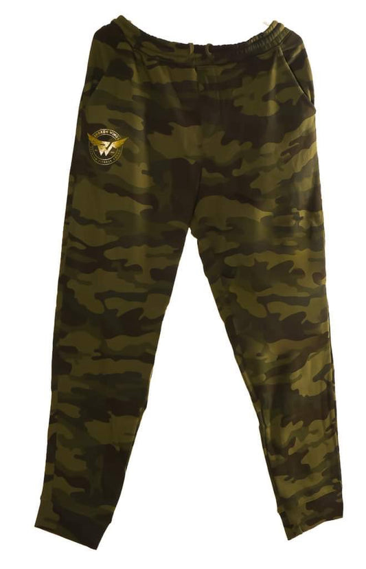 Camo and Gold Foil BW Joggers