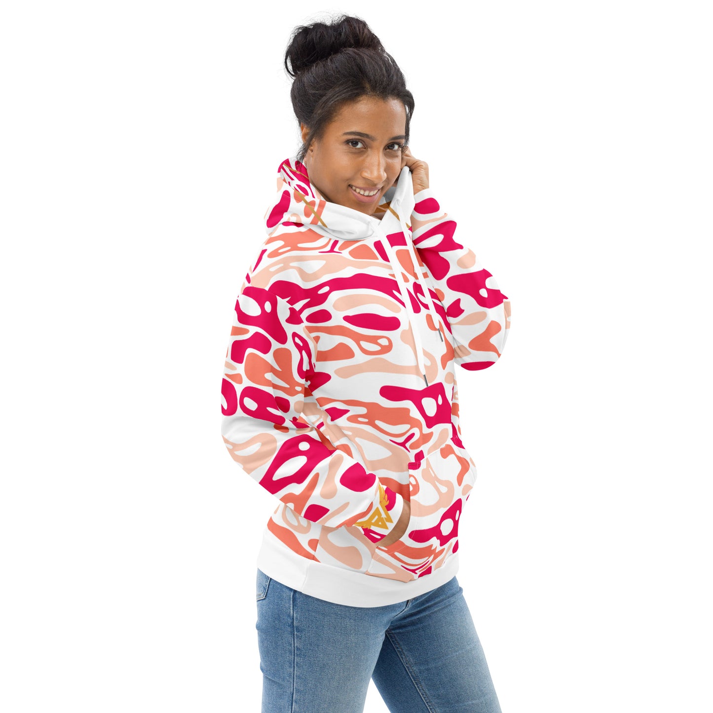 Pinki Swear Camo BW Hoodie