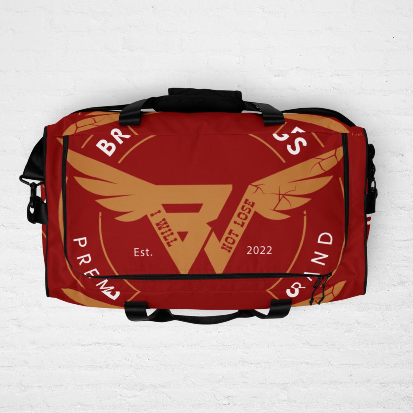 RED KLASSIQ DUFFLE BAG BY BWFB  | GYM ACCESSORIES