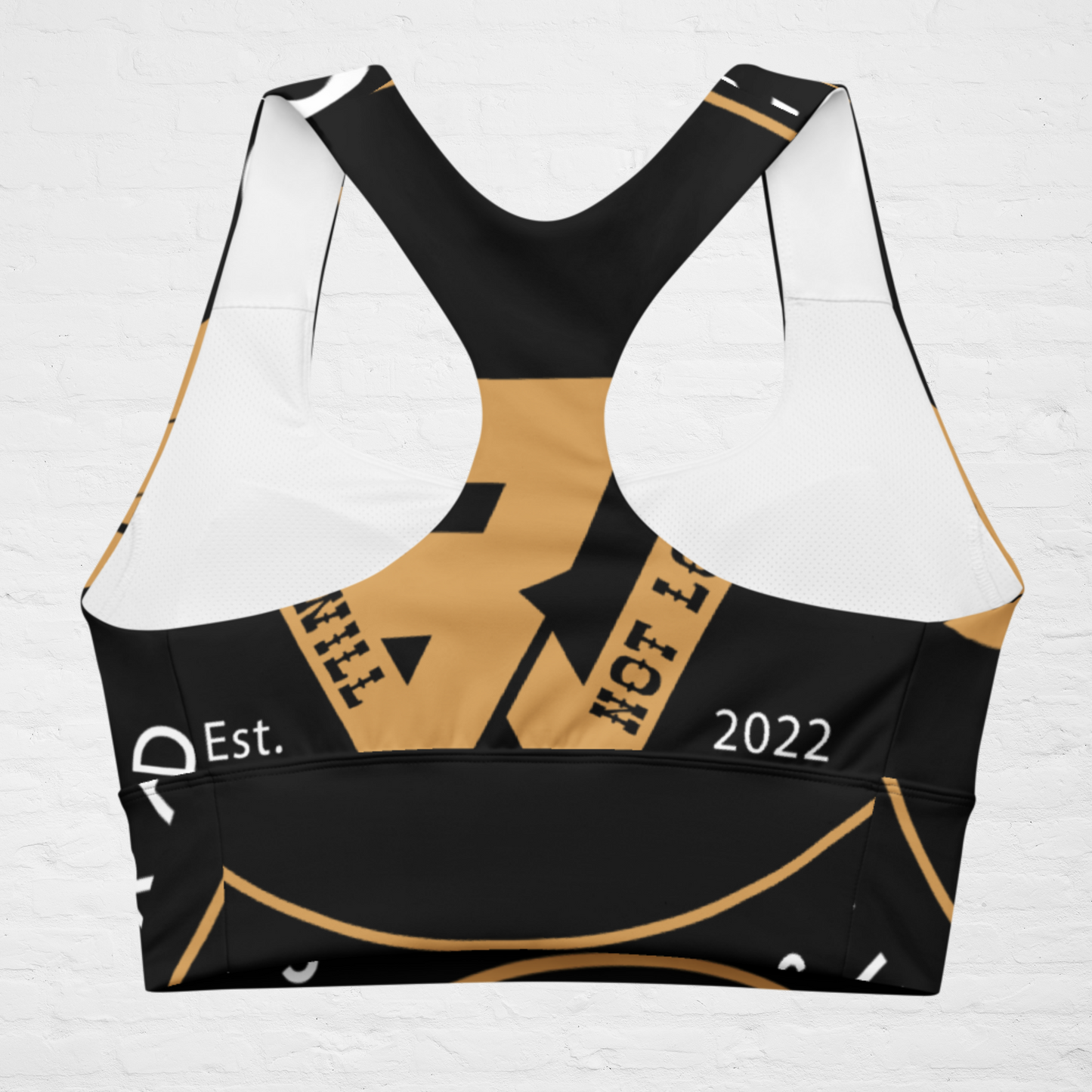 Black KlassiQ IWNL Longline sports bra by BWFB