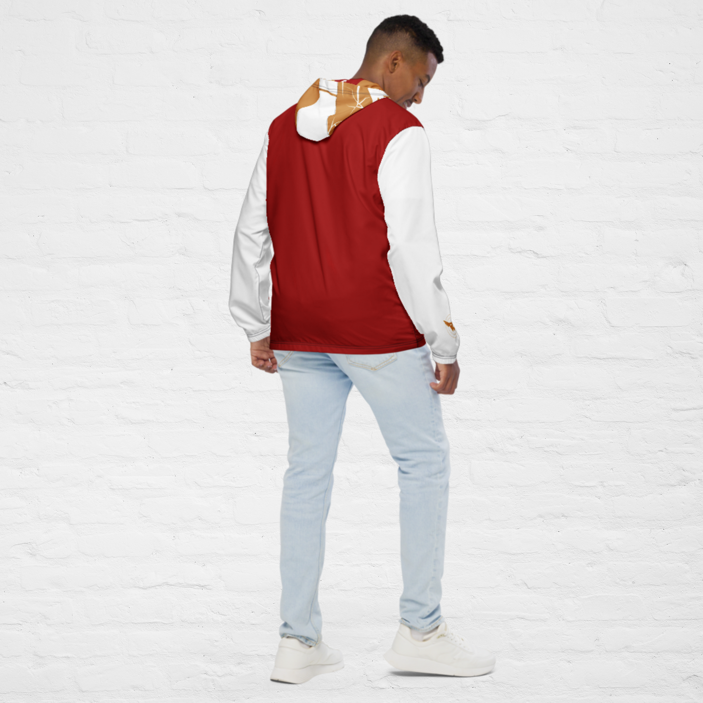 Men’s Red IWNL Windbreaker by BWFB