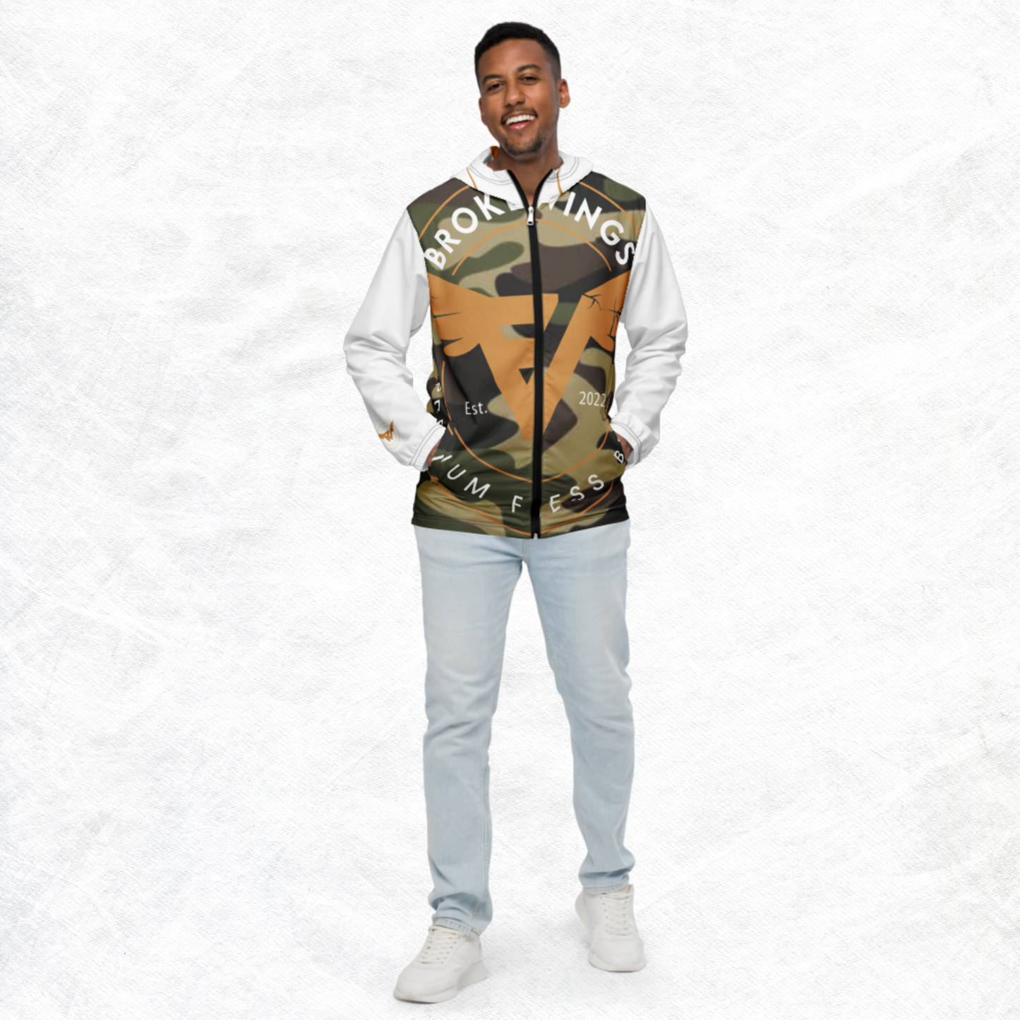 MEN’S CAMO IWNL WINDBREAKER BY BWFB