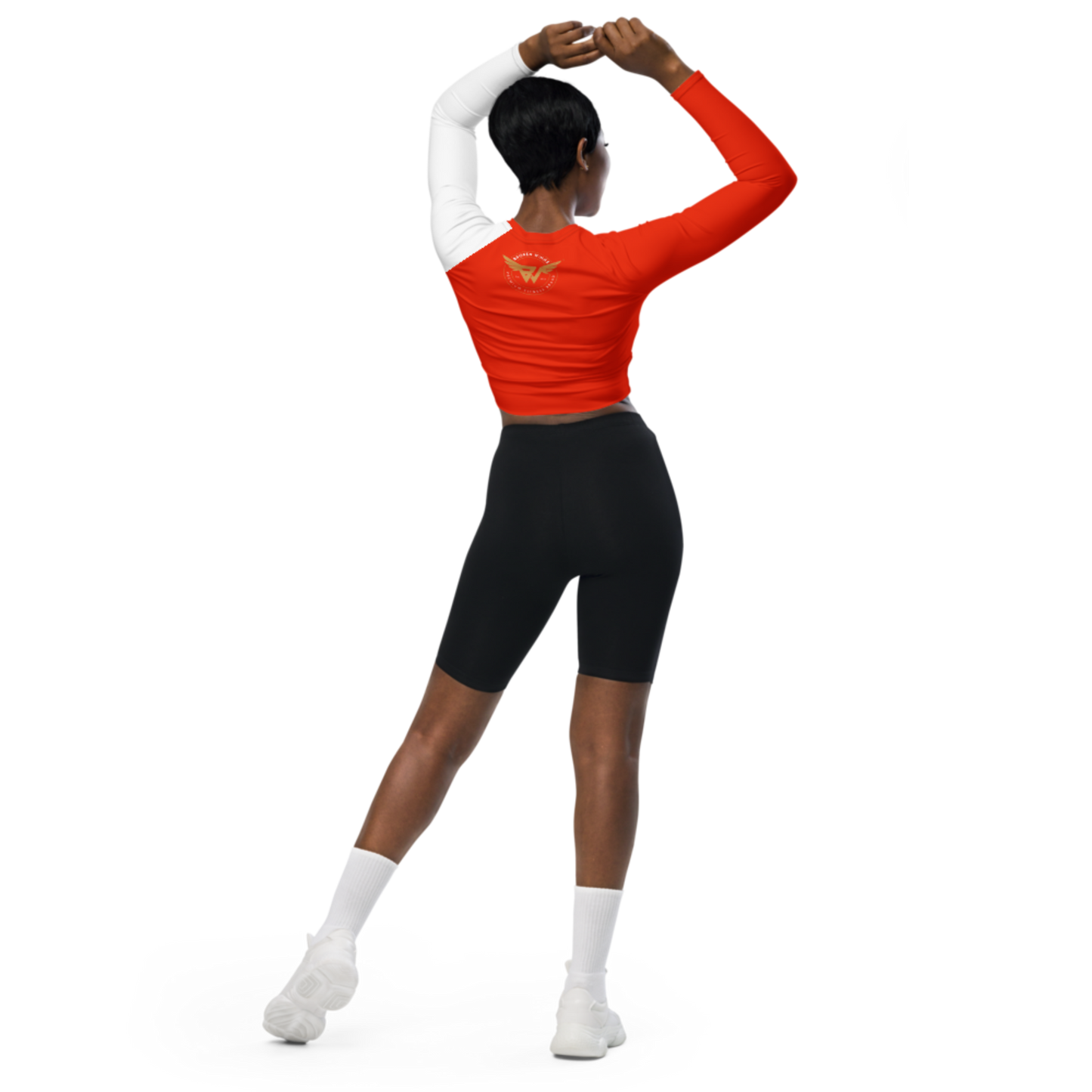 Sun Kissed KlassiQ IWNL long-sleeve crop top by BWFB