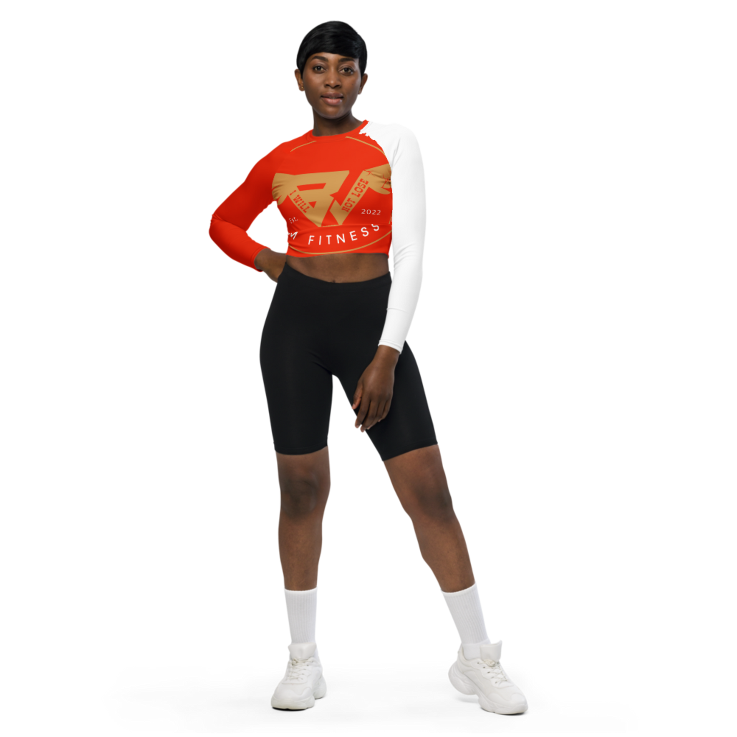 Sun Kissed KlassiQ IWNL long-sleeve crop top by BWFB