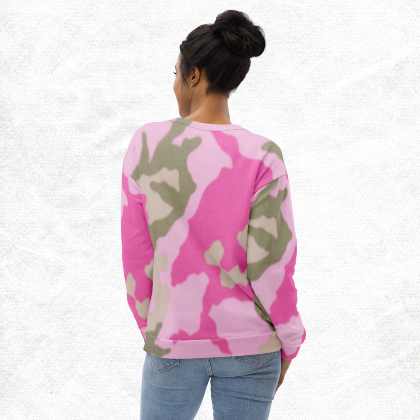 Pink & Green Women's KlassiQ Sweatshirt by BWFB