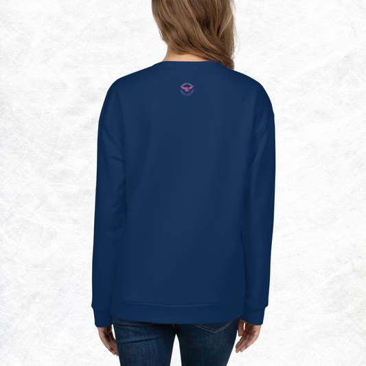 Blue & Lilac Women's KlassiQ Sweatshirt by BWFB