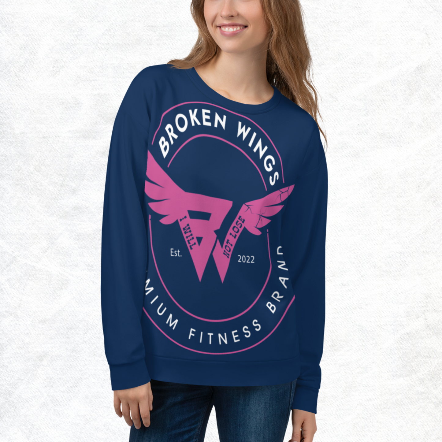 Blue & Lilac Women's KlassiQ Sweatshirt by BWFB