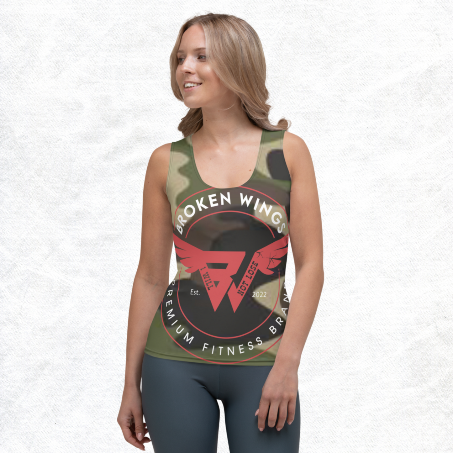 Camo BW Cut & Sew Tank Top by BWFB