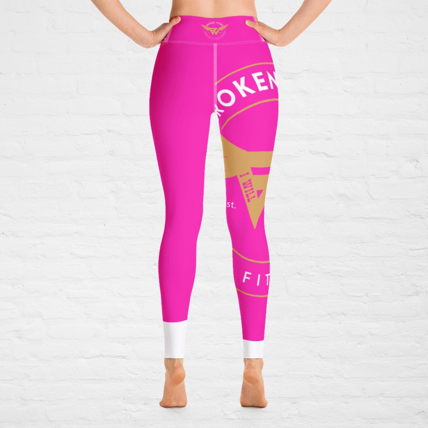 HOT GURL PINK KLASSIQ IWNL LEGGINGS BY BWFB | ACTIVE WEAR LEGGINGS