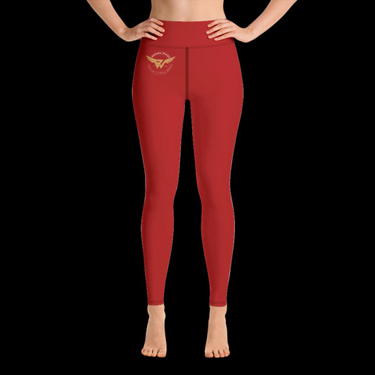 RED KLASSIQ LEGGINGS BY BWFB | WOMEN FITNESS LEGGINGS