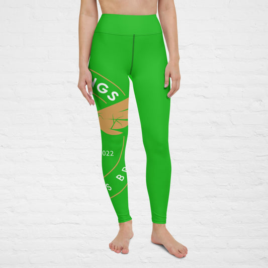 Spryte Green Leggings by BWFB