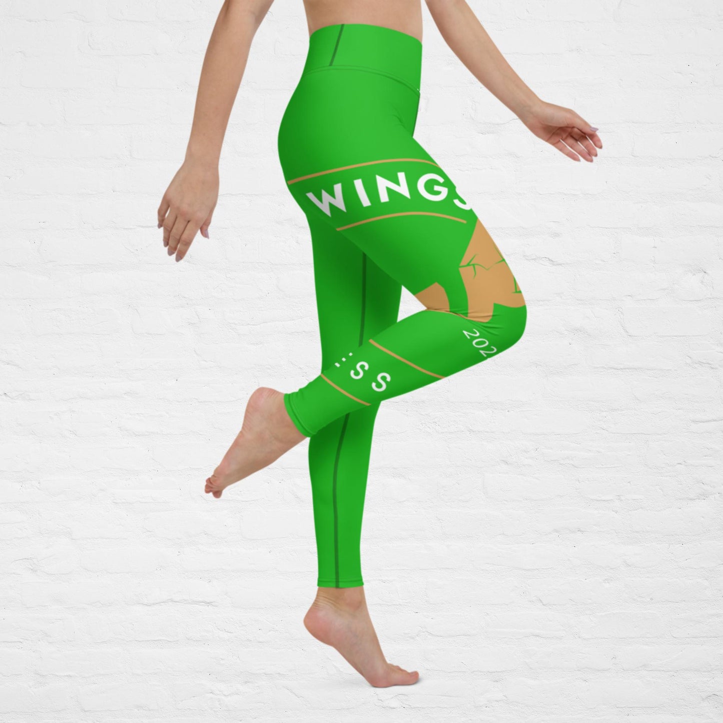 Spryte Green Leggings by BWFB