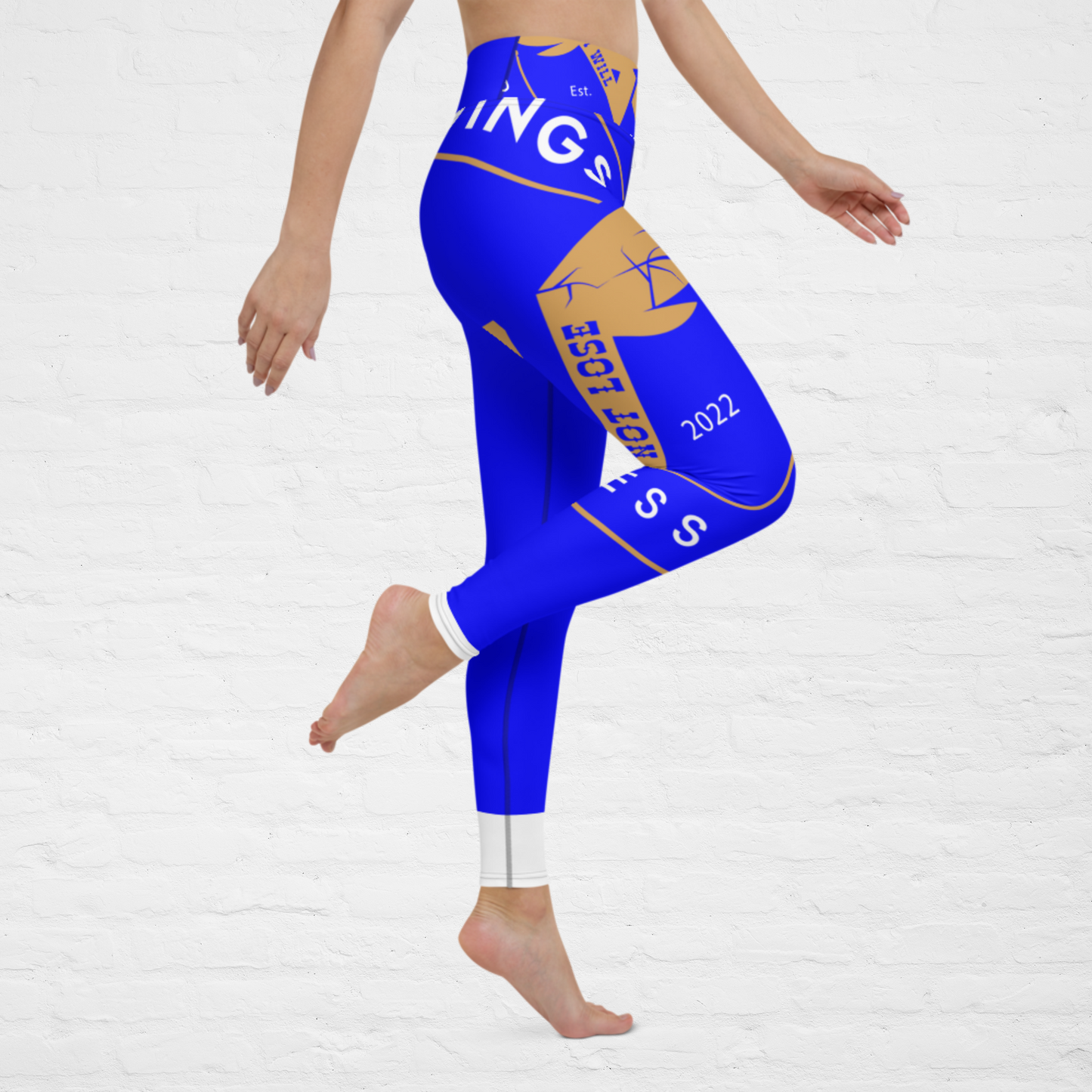 Blue IWNL Leggings by BWFB