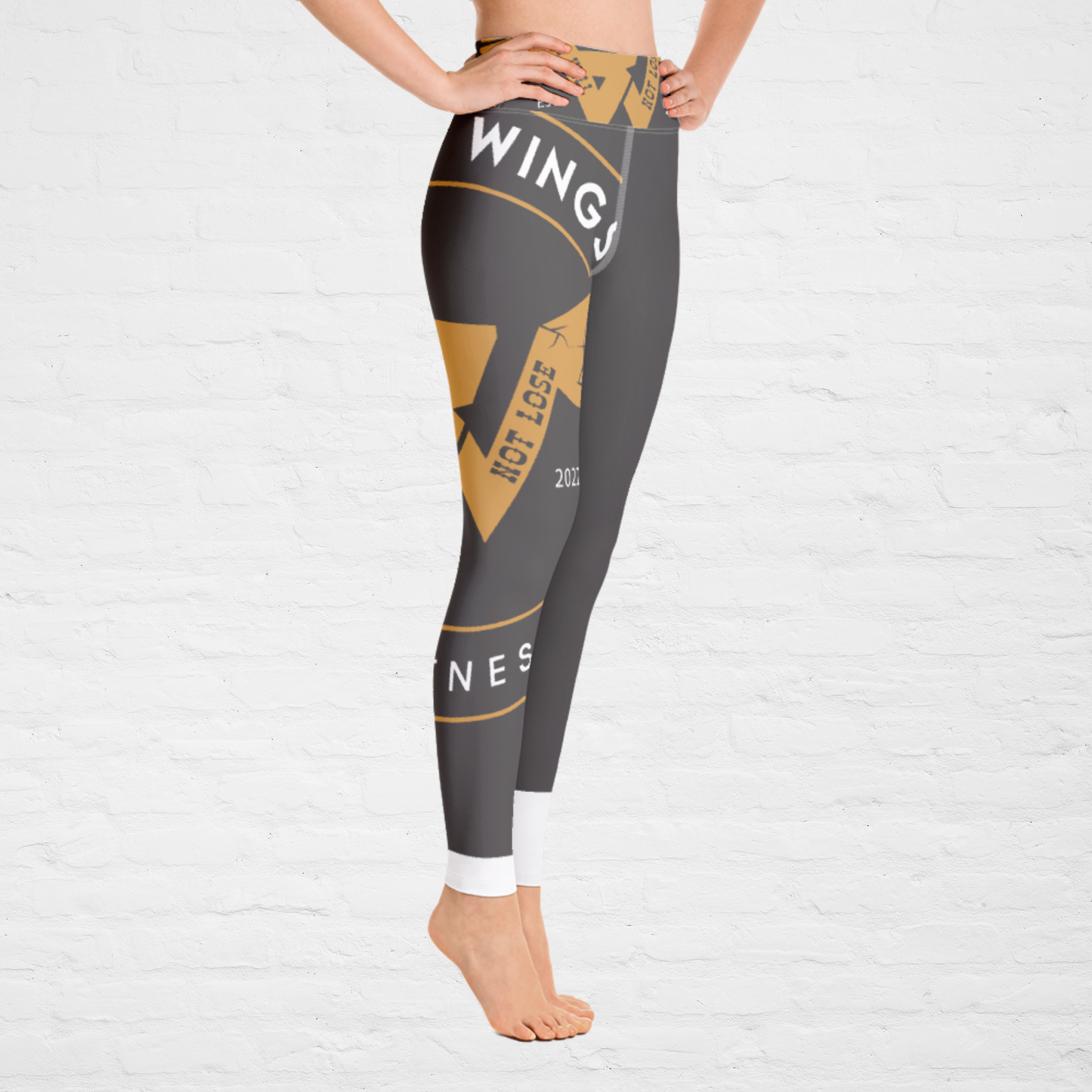 Gray Sky KlassiQ IWNL Leggings by BWFB