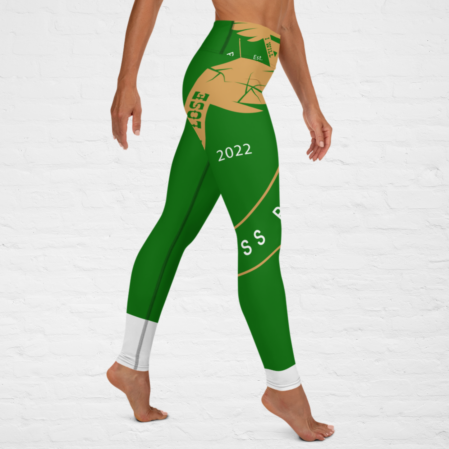 Green KlassiQ IWNL Leggings by BWFB