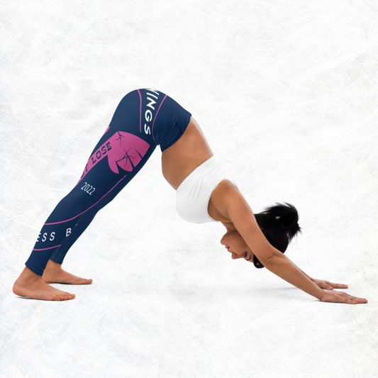 Blue & Lilac KlassiQ Leggings by BWFB